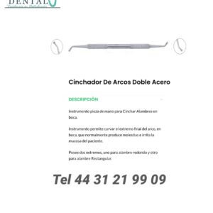 Cinchador de arcos doble acero