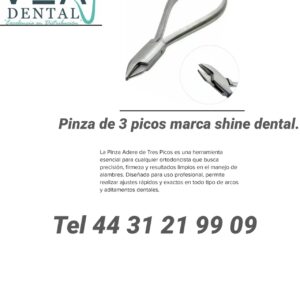 Pinza 3 picos - Shine dental