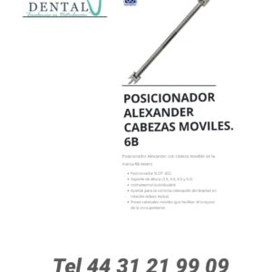 Posicionador Alexander, cabezas móviles - 6B
