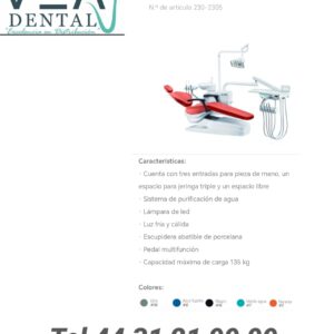 Unidad dental Fussion CX-2305