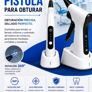 Pluma y Pistola para Obturar