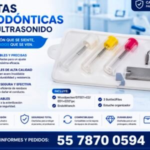 Puntas Endodónticas para Ultrasonido (Set de 5)